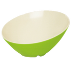 Thumbnail image #1 for G.E.T. Keywest B-790-KL . . Cascading Melamine Bowl, 1.9 qt, Round, 12 in Dia x 6-1/4 in H, Key Lime Case of 6