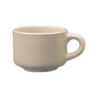 Thumbnail image #1 for International Tableware Roma RO-23 7 oz Ceramic Coffee Cup, Stackable, with Handle Case of 3 Dozen