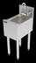 Thumbnail image #6 for Top Shelf TS Series Freestanding Underbar Wet Waste Sink Unit, 12-Inch Wide, Stainless Steel