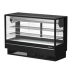 Thumbnail image #1 for Turbo Air TCDD-72H-UF-W(B)-N Refrigerated Deli Case, 72-1/2"W, Straight Glass, Self-Contained Refrigeration, 2 Shelves