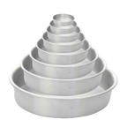 Thumbnail image #2 for Thunder Group ALCP0603 Layer Cake Pan, 6-Inch Round, 3-Inch Deep, Aluminum Case of 36