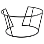 Thumbnail image #1 for Global Tableware Collective Dalebrook, Buffet Stands DBTB3600 Round Metal Buffet Stand, Black, 16-7/8" Diameter x 14-7/8" High