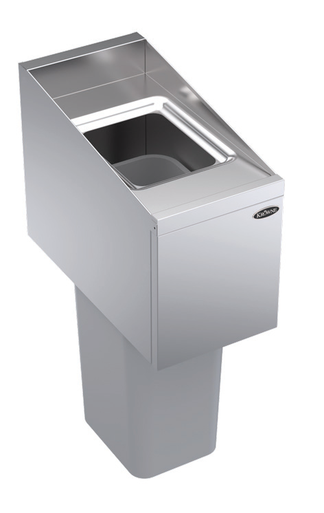 Product image #5 for Krowne Royal Series 14-Inch x 24-Inch Underbar Trash Station, No Legs, Slim Jim Compatible