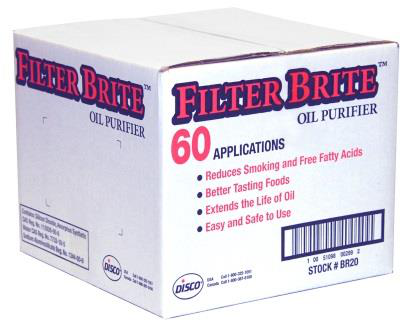 Product image #2 for Disco, Inc BR20 Filter Brite® Fryer Filter Paper & Powder