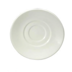 Thumbnail image #1 for 1880 Hospitality Gemini by Oneida® F1130000500 6-1/4" Round Bone China Saucer, Warm White Case of 3 Dozen