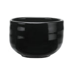 Thumbnail image #1 for Reserve by Libbey - Obsidian PEB-16-O Footed Porcelain Bouillon Bowl, 8-1/4 oz, Organic Shape, High-Gloss Finish