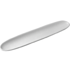Thumbnail image #1 for G.E.T. Bugambilia CR000S Canoe Spoon Rest, 12 in, Cast Aluminum with Resin Coating, Sand