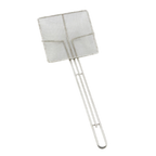 Thumbnail image #1 for TableCraft Products 2677 Square Fine-Mesh Skimmer, Nickel-Plated, 6-1/2" Bowl, 20" Long Case of 12