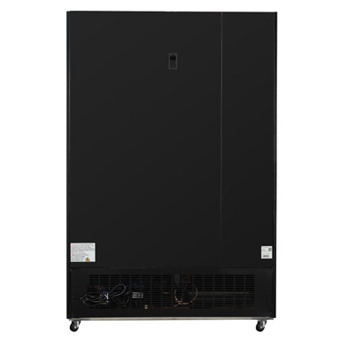 Product image #5 for KoolMore 53-Inch Indoor Dual Glass-Door Ice Merchandiser Freezer, 42 Cu. Ft., Black