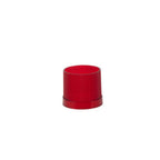 Thumbnail image #1 for Sterno Classic Elegance 85384 Ribbed Red Might Top Globe, 3" H x 3" Diameter