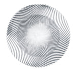 Thumbnail image #1 for Libbey Nachtmann - Samba N89993 Round Lead-Free Crystal Charger Plate, 12-5/8" Diameter x 3/4" High