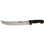 Thumbnail image #1 for Alegacy Foodservice Products PC15312 12-Inch Scimitar Butcher Knife, Molybdenum Stainless Steel Blade, Brown ABS Handle Case of 6