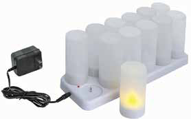 Product image #5 for Winco Rechargeable Flameless Tealight Candle Set with 12 Tealights