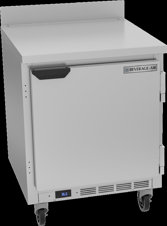 Product image #6 for Beverage-Air WTR27HC 27-Inch One-Section Worktop Refrigerator, 5.25 Cu. Ft., Solid Door