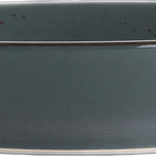 Thumbnail image #2 for International Tableware SH-110-LN Round Stoneware Bowl, 10" Diameter, 40 oz, Lunar Blue with Dark Brown Trim 1 Dozen