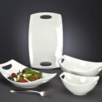 Thumbnail image #2 for Libbey Slenda 905356410 Asian Soup Bowl with Handles, Oval Porcelain, 30 oz, 9-1/4" x 6-1/4"