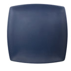 Thumbnail image #1 for Thunder Group Classic 29010SB Square Melamine Plate, 10" x 10", 1" Deep, Stone Blue, Rolled Edge Case of 2 Dozen