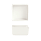 Thumbnail image #1 for Libbey Slenda 905356010 Square Porcelain Ramekin, 2-1/4 oz, 2-1/2" x 1-1/4"H, Stackable, White