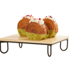 Thumbnail image #2 for Cal-Mil Logan 25215-3-13 Rectangular Black Metal Buffet Riser Frame, 10"W x 12"D x 3"H
