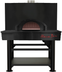 Thumbnail image #1 for Marra Forni Square Wood-Fired Pizza Oven with 37 x 25 Inch Brick Deck and Steel Stand