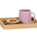 Thumbnail image #1 for Cal-Mil 23436-122 Serving Tray, 11.75"W x 9.75"D x 1.5"H, Water-Resistant, Dishwasher-Safe, Rice Hulls Construction Case of 2