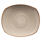 Thumbnail image #1 for G.E.T. Corona, Artisan Grey PP1607722024 Porcelain Plate, 7-1/2 in Round, Rolled Edge, Grey Case of 2 Dozen