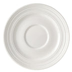 Thumbnail image #1 for Mikasa Hospitality (Lifetime Brands, Inc.) Melinda 5309153 Round White Bone China Saucer, 6.2" Case of 24