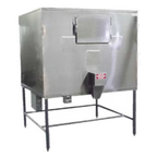 Thumbnail image #1 for MGR Equipment SD-2500-SS Automatic Ice Dispenser with Foot Pedal Control, Volume Bagging, Stainless Steel, 2,500-lb Storage Capacity