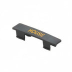 Thumbnail image #1 for TableCraft Products Option CN483 House Name Tag, Black with Orange Print, Dishwasher-Safe Polypropylene Case of 100