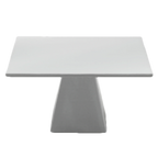 Thumbnail image #1 for Steelite International Roselli, Buffet 6950E703 Square Porcelain Buffet Riser, Large, 14-1/2"W x 14-1/2"D x 8"H