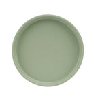 Thumbnail image #2 for Cal-Mil Hudson 22026-8-107 Round Low-Rim Melamine Plate, Matcha, 8-1/4" Diameter x 1"H Case of 6