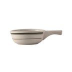 Thumbnail image #1 for Tuxton China Green Bay TGB-048 10 oz Ceramic French Casserole Dish with Handle Case of 2 Dozen