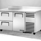 Thumbnail image #6 for True Mfg. - General Foodservice TWT-60-32D-2-HC 60-1/4-Inch Deep Worktop Refrigerator, 1 Door, 2 Drawers, Stainless Steel