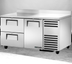 Thumbnail image #6 for True 60-1/4 Inch Deep Worktop Refrigerator with 1 Door and 2 Drawers