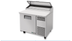 Thumbnail image #5 for True TPP-AT-44-HC 44-3/4-Inch Pizza Prep Table with 1 Door, 6-Pan Top, and 19-1/2-Inch Cutting Board