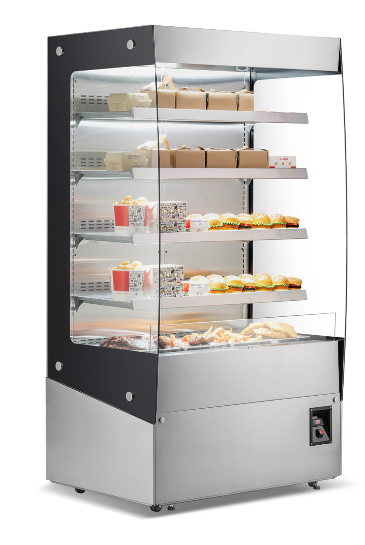 Product image #5 for Omcan DW-CN-1200 Self-Service Floor Model Heated Display Case, 46-Inch Wide, 26.8 Cu. Ft., 220V