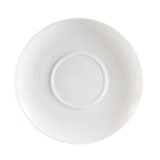 Thumbnail image #1 for CAC China Sushi Signature SUS-2 Porcelain Saucer, 5-1/2-Inch Round, Embossed, Bone White Case of 3 Dozen