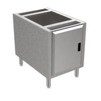 Thumbnail image #1 for Venancio USA SD20 Enclosed Dish Cabinet Stand, 20"W, Stainless Steel, Single Hinged Door
