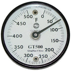 Thumbnail image #1 for AllPoints Foodservice Parts & Supplies Comark 621076 Grill Thermometer, 2" Dial, 0–500°F, Magnetic Feet