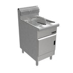 Thumbnail image #1 for Venancio USA Elite Series RFB75 Gas Freestanding Fryer, 75 lb Capacity, Thermostatic Controls, Stainless Steel Front & Sides