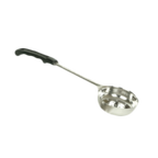Thumbnail image #1 for Thunder Group SLLD106PA Perforated 6 oz Portion Control Serving Spoon, Stainless Steel, Black Plastic Handle Case of 120