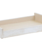 Thumbnail image #1 for Cal-Mil Newport 22454-1220-113 Rectangular Accent Serving Tray, White-Washed Pine Wood, 23-1/4"W x 14-1/2"D x 3-1/4"H