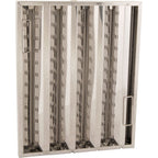 Thumbnail image #1 for AllPoints Foodservice Parts & Supplies Franklin Filter 1291232 Stainless Steel Baffle Hood Filter, 20 x 16 x 1-3/4 in.