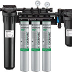 Thumbnail image #4 for Everpure EV932806 Triple-Cartridge Water Filtration System, 5 GPM, 27,000-Gallon Capacity, 0.2-Micron Filtration