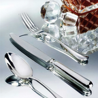 Thumbnail image #2 for Steelite La Tavola, Aida SS 5500J051 Dessert Knife, 9", Solid Handle, 13/0 Stainless Steel Pack of 1 Dozen