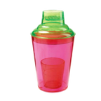 Thumbnail image #1 for G.E.T. GET SH-175-NEON 3-Piece Cocktail Shaker Set, 17-1/2 oz, SAN Plastic, Neon Case of 2 Dozen