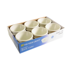Thumbnail image #1 for Thunder Group ML531B1R 3 oz Melamine Ramekin, Round Fluted, Bone Case of 12
