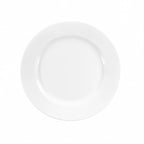 Thumbnail image #1 for G.E.T. D915-W White Round Melamine Plate, 9 1/2" Diameter x 1"H, Wide Rim Case of 6