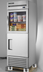 Thumbnail image #5 for True 27-Inch One-Section Bottom-Mounted Reach-In Combination Refrigerator with Framed Glass and Stainless Steel Half Doors