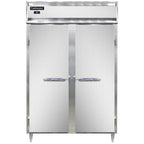 Thumbnail image #1 for Continental Refrigerator Designer Line D2RSNSS Two-Section Reach-In Refrigerator, Solid Hinged Doors, Top-Mounted Self-Contained, Stainless Steel